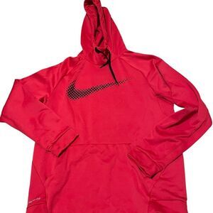 Nike Therma-Fit Pullover Athletic Dotted Swoosh Hoodie 839100-657 Men's Sz L